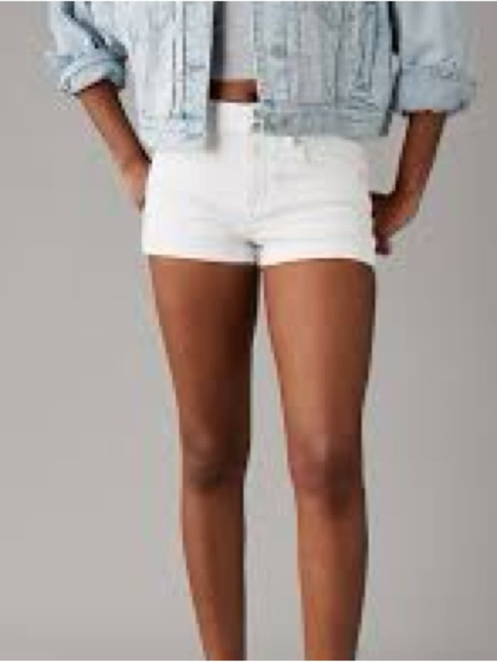 Levi’s White Folded Hem Women’s Jean Denim Shorts✨